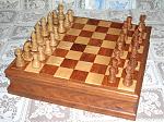 Mesquite/Curley Maple Chess Box 1