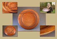 platter from sapele, with Frank Penta's multi-axis foot treatment.