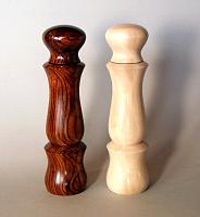peppermills, cocobolo and dogwood