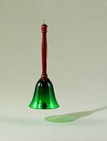 acrylic ornament green bell